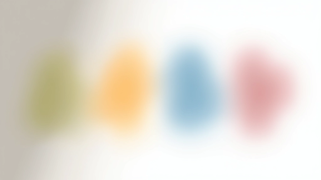 Paleta barev pro webový design se čtyřmi vybranými barvami zobrazená na kartách se šestnáctkovými kódy